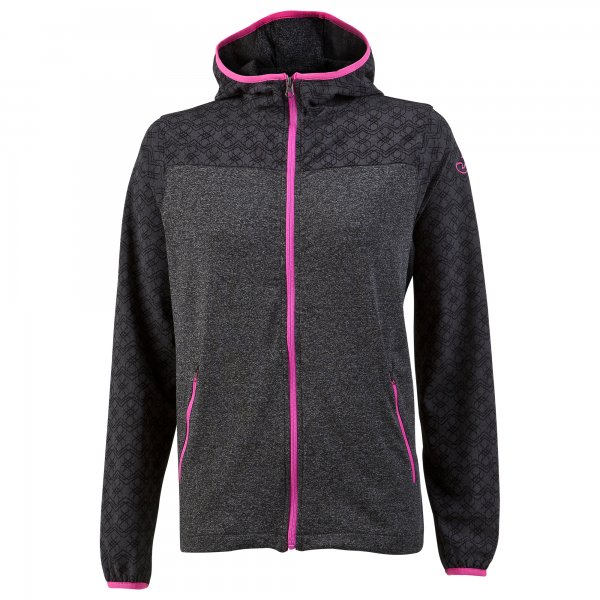 HOODED JACKET GREY-PINK