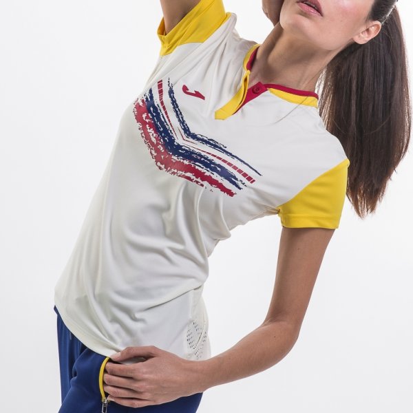 TSHIRT TERRA II WHITE-YELLOW S/S WOMAN