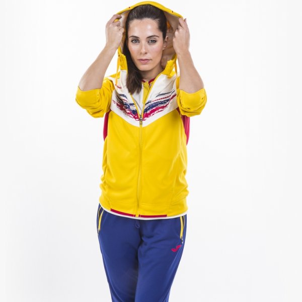 TRACKSUIT TERRA II YELLOW-WHITE-NAVY WOMAN