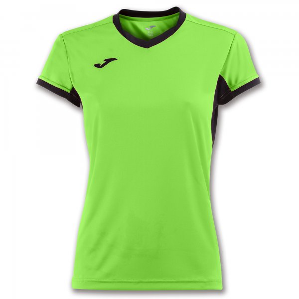 T-SHIRT CHAMPIONSHIP IV LIME-BLACK S/S WOMAN