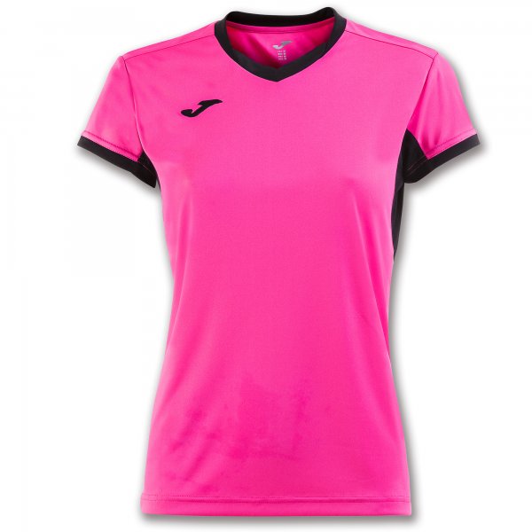 T-SHIRT CHAMPIONSHIP IV PINK-BLACK S/S WOMAN