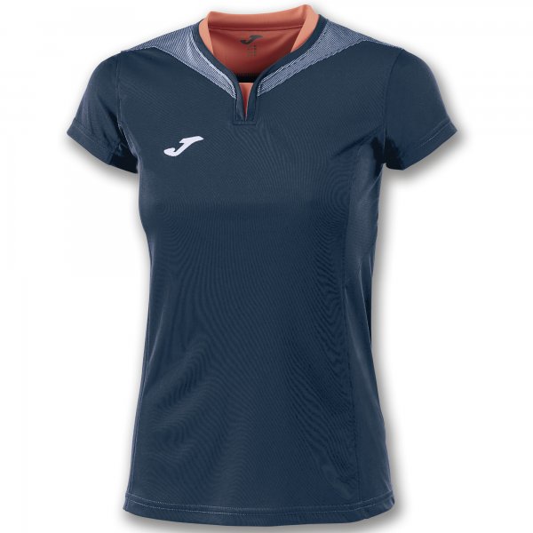 T-SHIRT WOMAN SILVER NAVY S/S