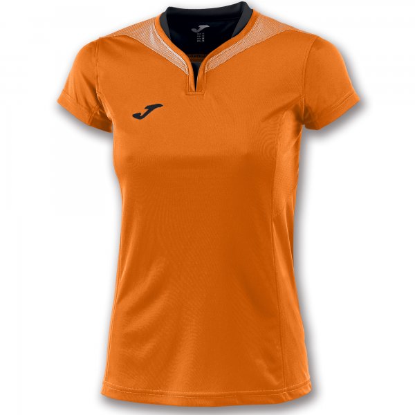 T-SHIRT WOMAN SILVER ORANGE S/S