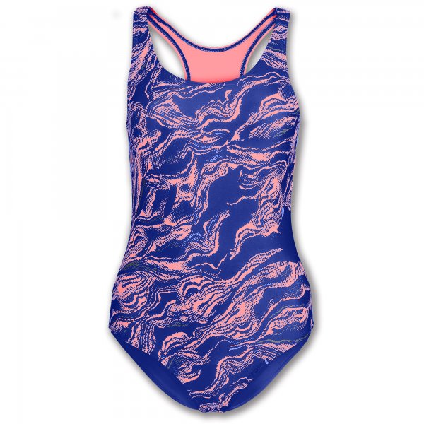 SWIMSUIT WAVE SALMON-ROYAL WOMAN