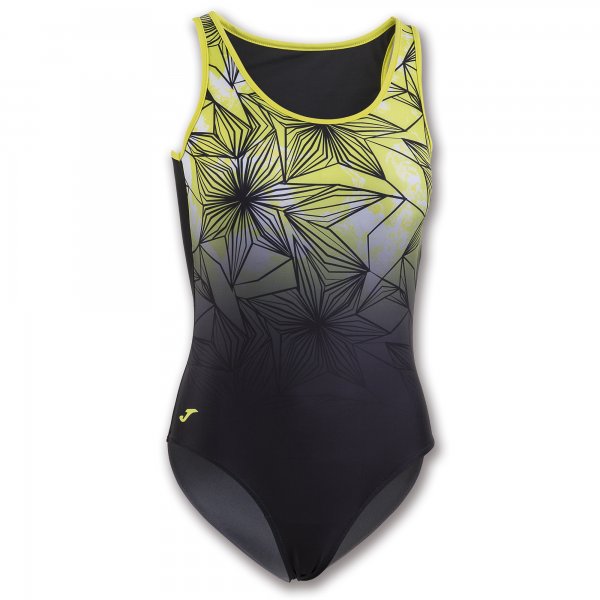 SWIMSUIT BAY GREEN-BLACK WOMAN