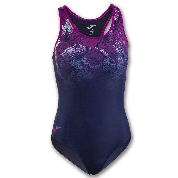 SWIMSUIT BAY FUSHIA-NAVY WOMAN