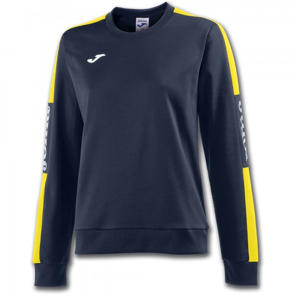 SWEATSHIRT CHAMPIONSHIP IV NAVY-YELLOW WOMAN
