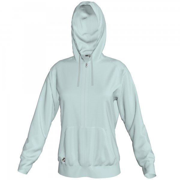 JACKET HOODIE SKYBLUE WOMAN
