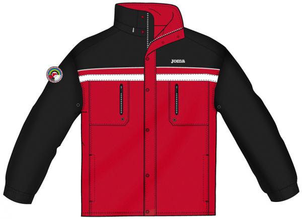 CLASSIC PRO RED/BLACK/WHITE WINTER JACKET