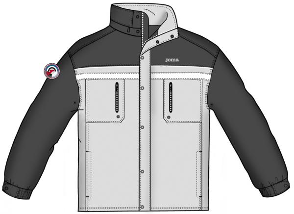 CLASSIC PRO NAVY-RED WINTER JACKET