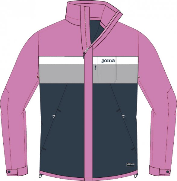 JUNIOR BOY TASLON NAVY-WHITE-ROYAL-GREY JACKET