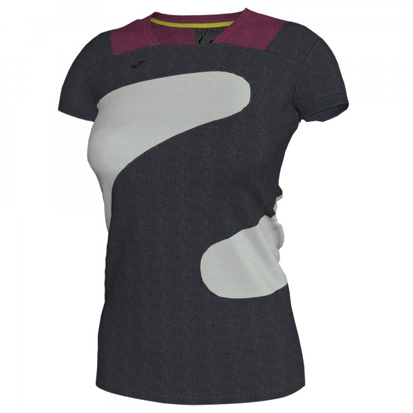 T-SHIRT ANTHRACITE-GREY-MAGENTA  WOMAN