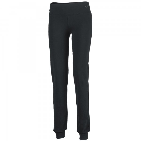 LONG PANTS COMBI COTTON BLACK WOMEN
