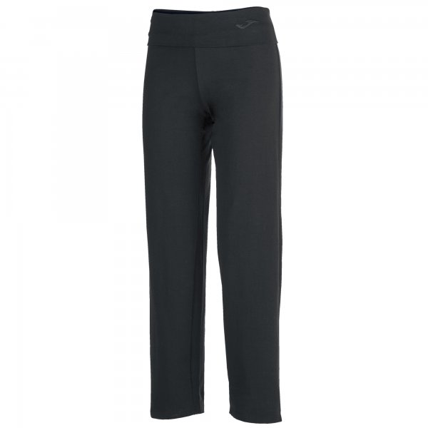 LONG PANTS COMBI COTTON BLACK WOMEN