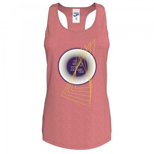 TSHIRT COTTON SALMON SLEEVELESS WOMAN