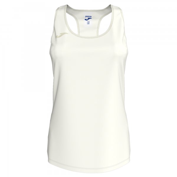 TSHIRT SUMMER COTTON  WHITE SLEEVELESS WOMAN