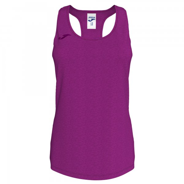 TSHIRT SUMMER COTTON  FUCHSIA SLEEVELESS WOMAN