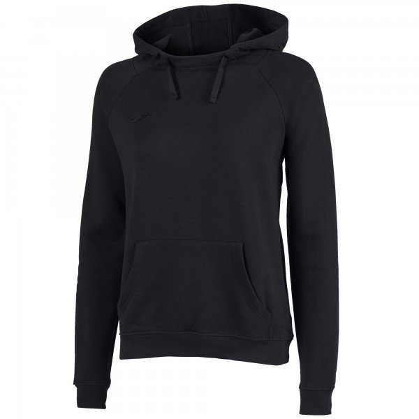 HOODIE COMBI COTTON BLACK WOMEN