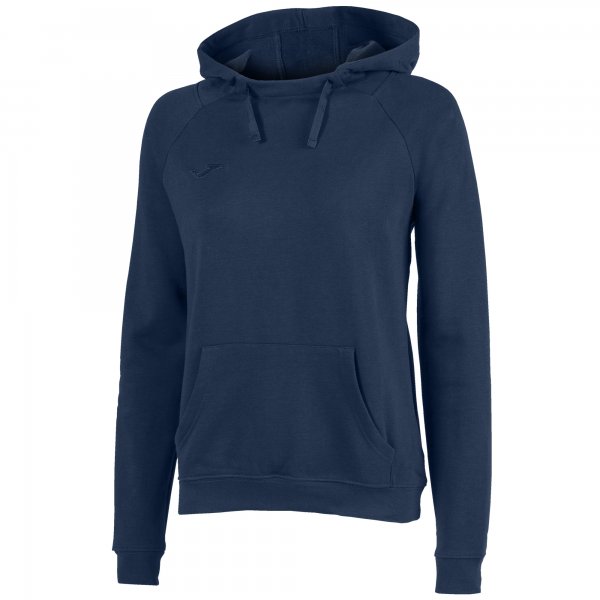 HOODIE COMBI COTTON NAVY BLUE WOMEN