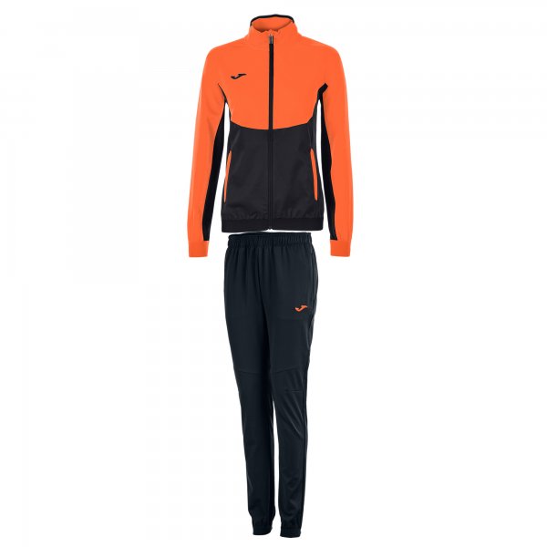 TRACKSUIT ESSENTIAL MICROFIBER BLACK-SALMON WOMEN