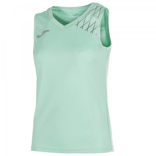 SLEEVELESS T-SHIRT OPEN FLASH GREEN WOMEN