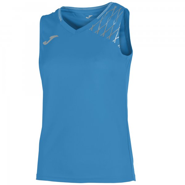 SLEEVELESS T-SHIRT OPEN FLASH ROYAL BLUE WOMEN