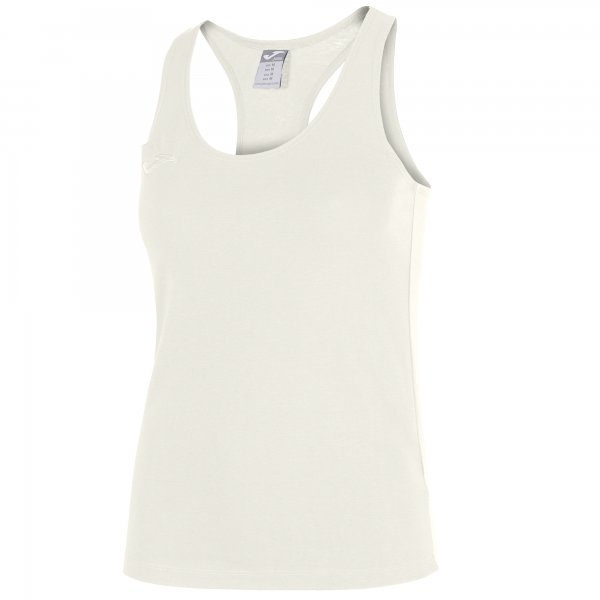 SLEEVELESS T-SHIRT COMBI COTTON WHITE WOMEN