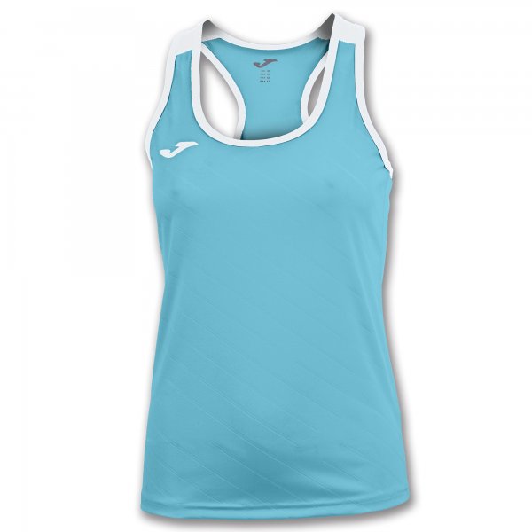 SHIRT TORNEO II  TURQUOISE-WHITE WOMAN