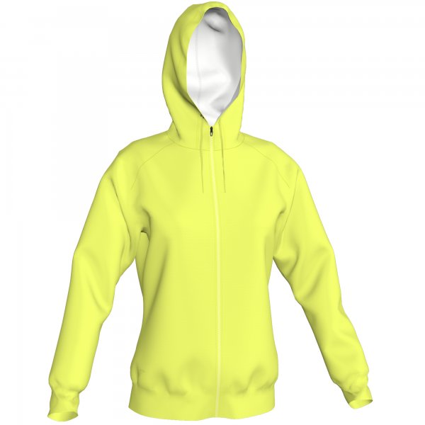 JACKET HOODIE YELLOW WOMAN
