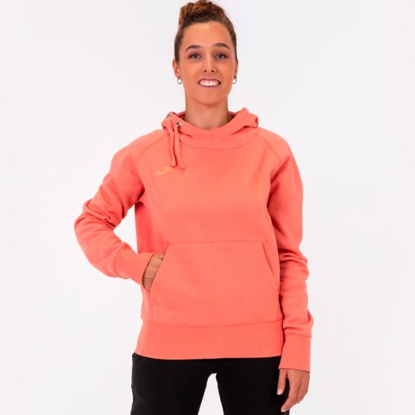 HOODED SWEATSHIRT ORANGE WOMAN
