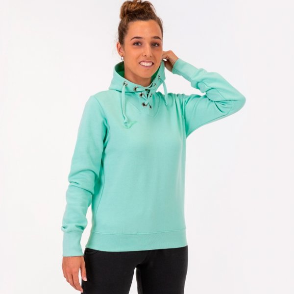 HOODED SWEATSHIRT SKY BLUE WOMAN