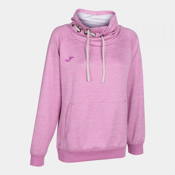 SWEATSHIRT PINK MELANGE WOMAN