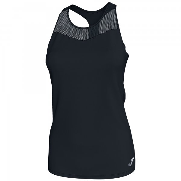 T-SHIRT ELECTRA BLACK MESH SLEEVELESS WOMAN