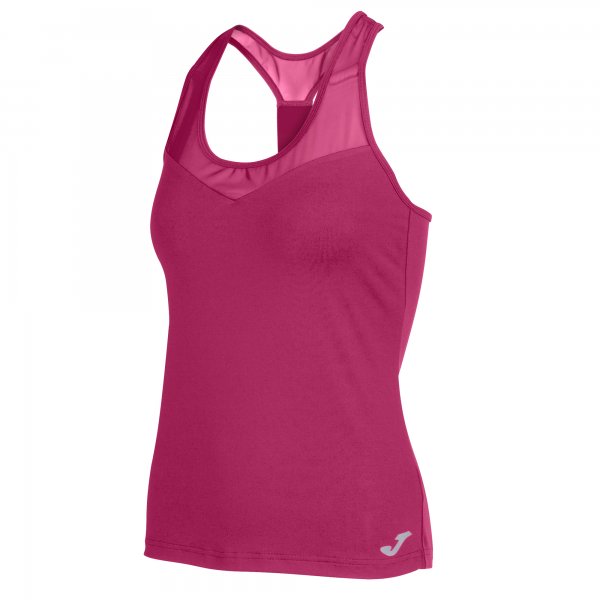 T-SHIRT ELECTRA FUCHSIA MESH SLEEVELESS WOMAN