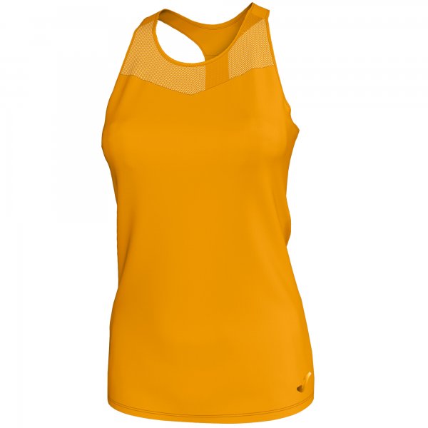 T-SHIRT ELECTRA MUSTARD MESH SLEEVELESS WOMAN