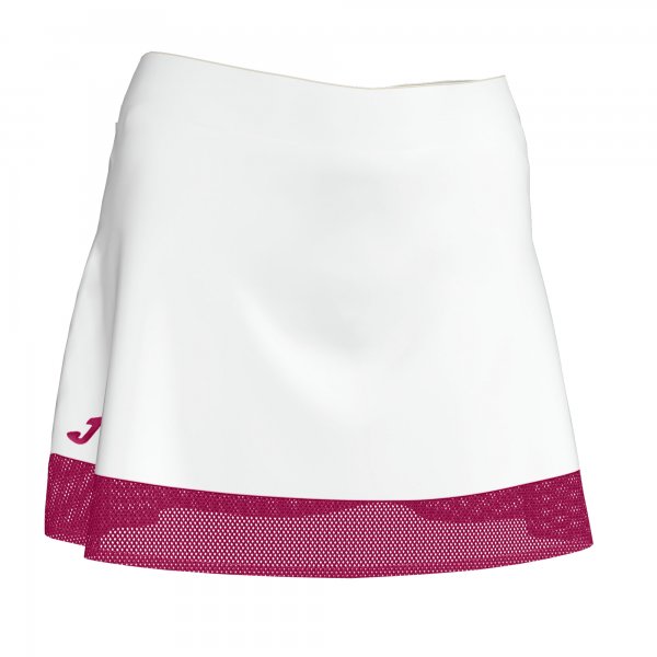 SKIRT AURORA WHITE-FUCHSIA WOMAN
