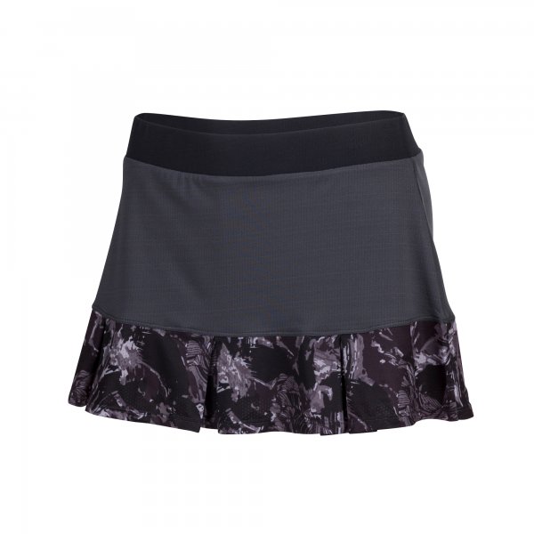 SKIRT PRINTED SELENE ANTHRACITE-BLACK