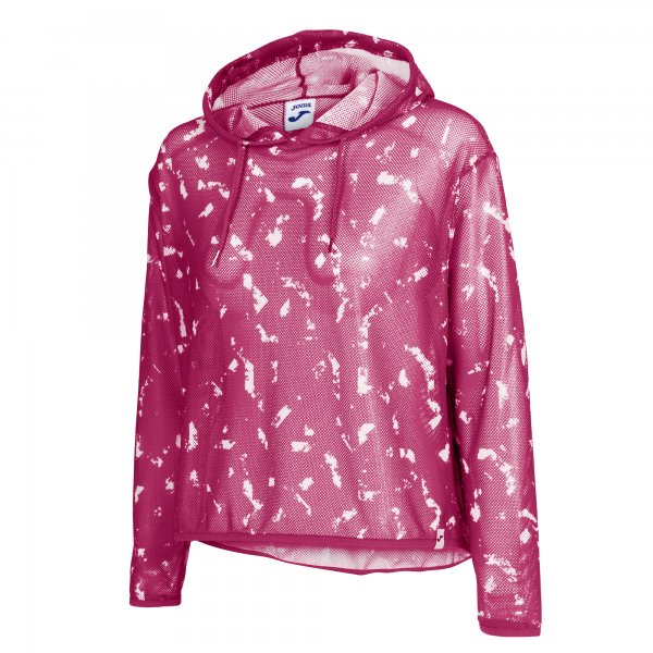 SWEATSHIRT HOODIE ELECTRA FUCHSIA WOMAN