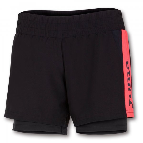 XAGO SHORT + TIGHT BLACK-FUCHSIA