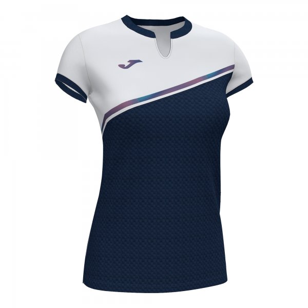 MISIEGO POLO SHIRT WHITE-DARK NAVY S/S