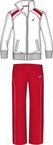 MULTISPORT WHITE-RED TRACKSUIT