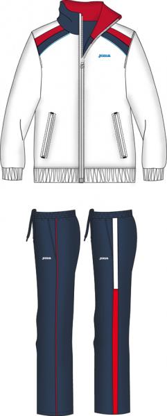 MULTISPORT WHITE/NAVY/RED TRACKSUIT