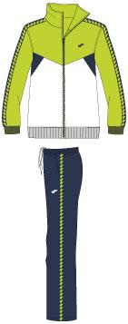 MULTISPORT GREEN-WHIR-NAVY TRACKSUIT