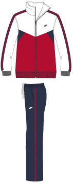 MULTISPORT WHITE-RED-NAVY TRACKSUIT