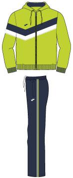MULTISPORT HOODED GREEN-NAVY TRACKSUIT