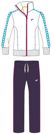 MULTISPORT WHITE-NAVY TRACKSUIT