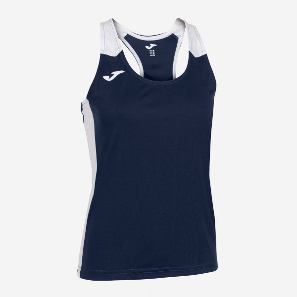 RECORD II TANK TOP NAVY WHITE