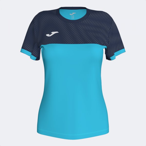 MONTREAL SHORT SLEEVE T-SHIRT FLUOR TURQUOISE-NAVY