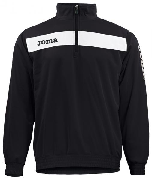 ACADEMY POLYFLEECE 235 GR SWEATSHIRT BLACK-WH