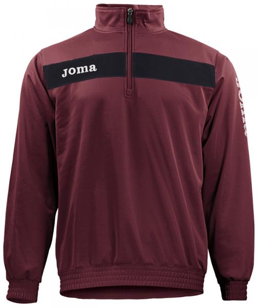 ACADEMY POLYFLEECE 235 GR SWEATSHIRT BURG-BLK